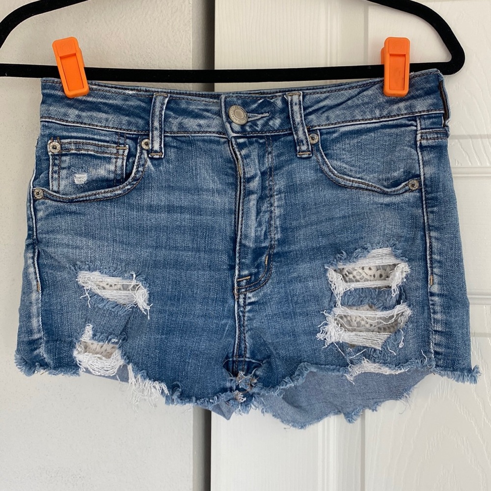 American Eagle Ne(x)t Level Stretch Hi-Rise Jean Shorts